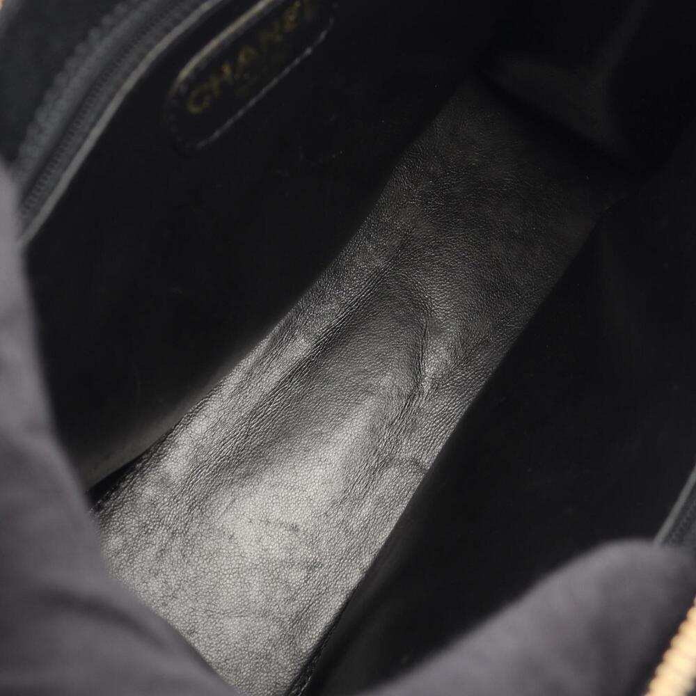 CHANEL Black Caviar Leather Tote Bag - Picture 6 of 13